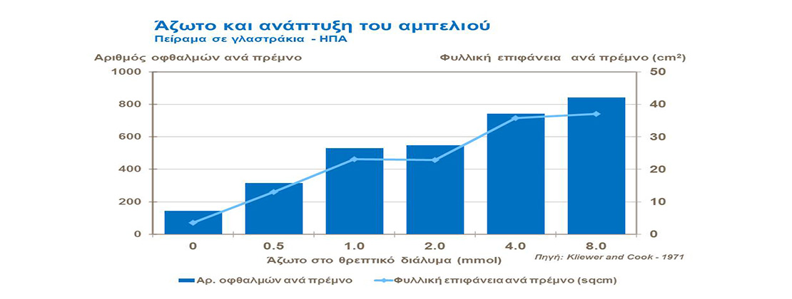 Άζωτο και ανάπτυξη του αμπελιού